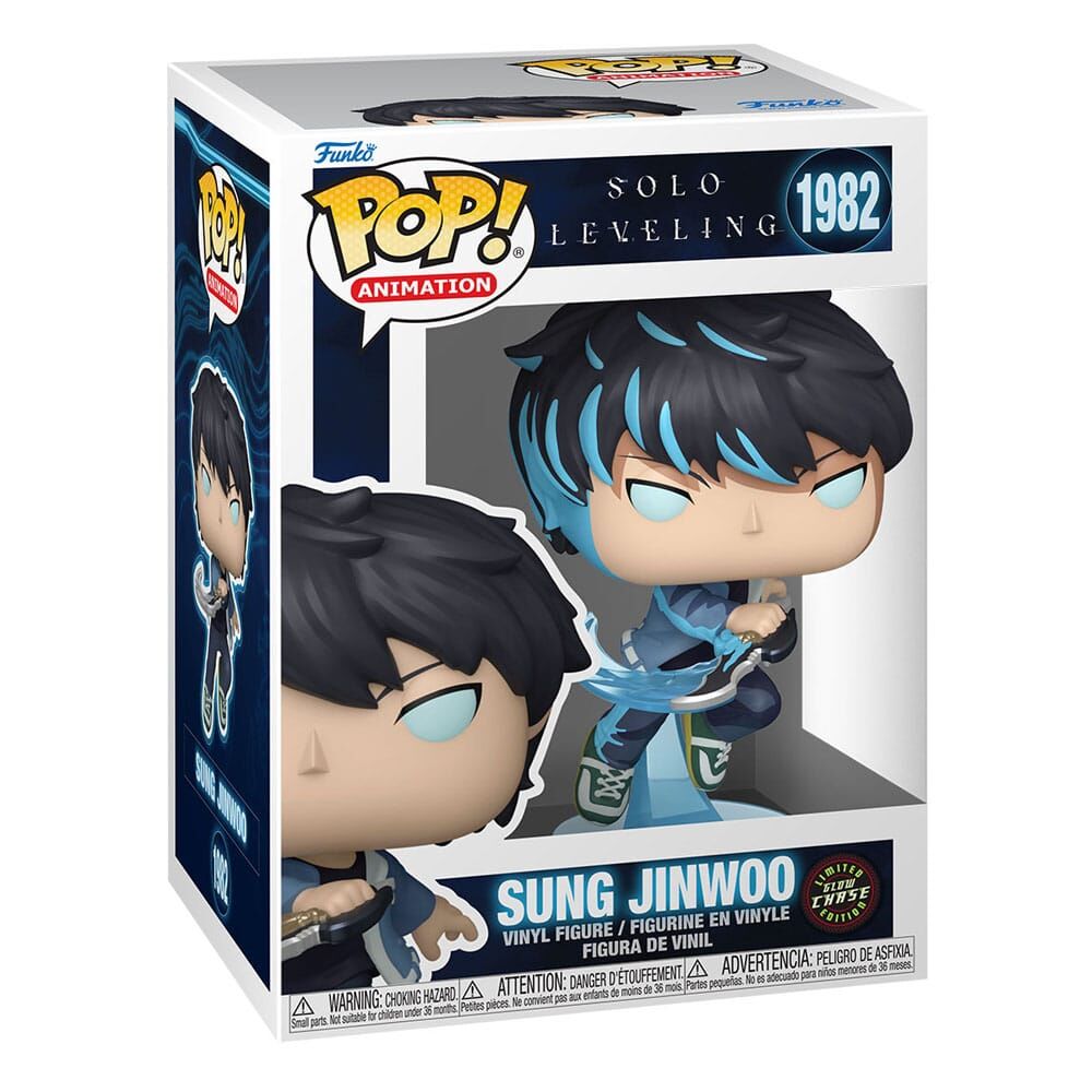 Solo Leveling POP! Animation Vinyl Figur Sung Jinwoo with Chase 9 cm Solo Leveling POP! Animation Vinyl Figur Sung Jinwoo with Chase 9 cm