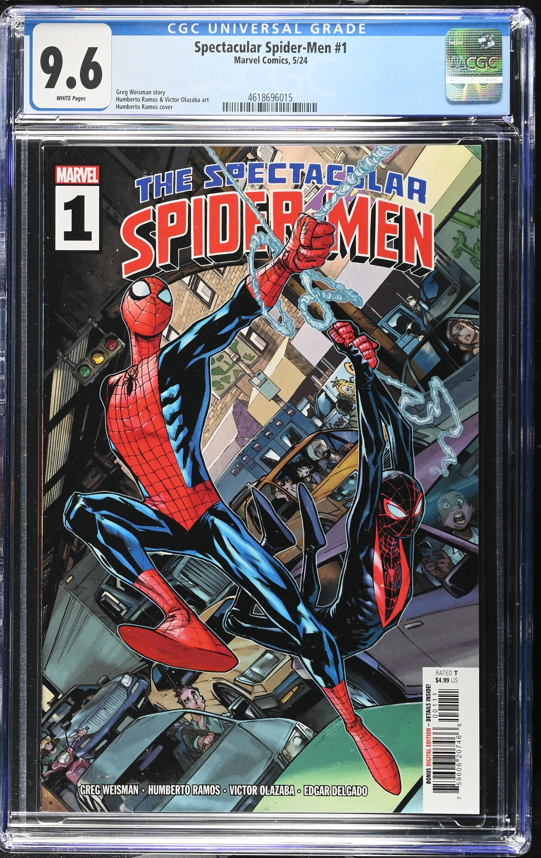 Spectacular Spider-Men Issue 1 - CGC 9.6 Spectacular Spider-Men Issue 1 - CGC 9.6
