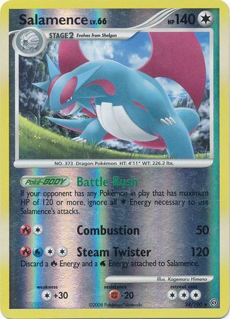 Salamence - 24/100 - Reverse Holo - EN