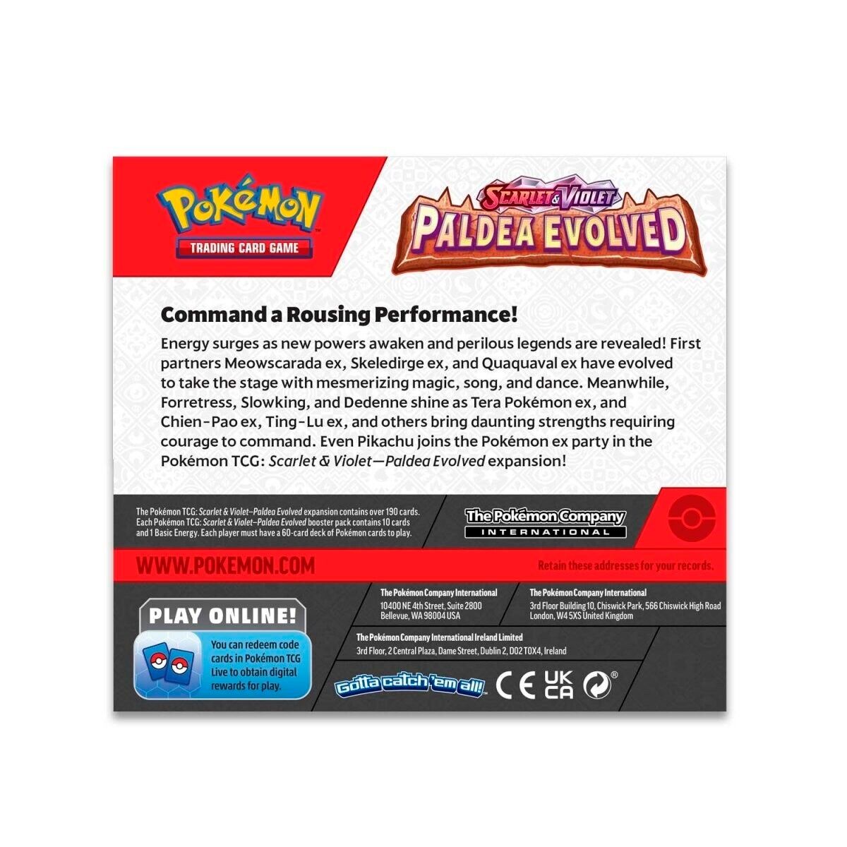 Pokémon TCG: Scarlet & Violet-Paldea Evolved Booster Display Box (36 Packs) - EN