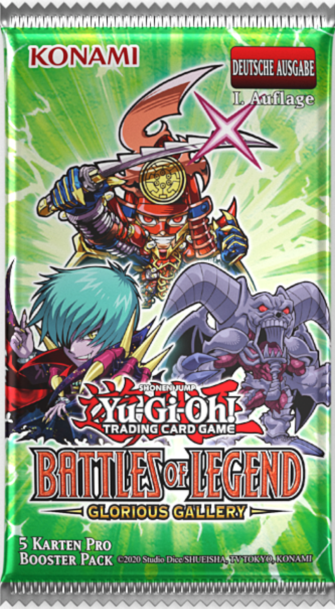 Yu-Gi-Oh! Battle of Legend - Glorious Gallery Booster Pack 1 Random - DE Yu-Gi-Oh! Battle of Legend - Glorious Gallery Booster Pack 1 Random - DE