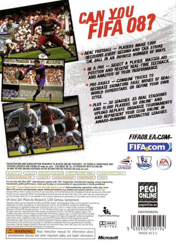 Fifa 08 - Xbox 360