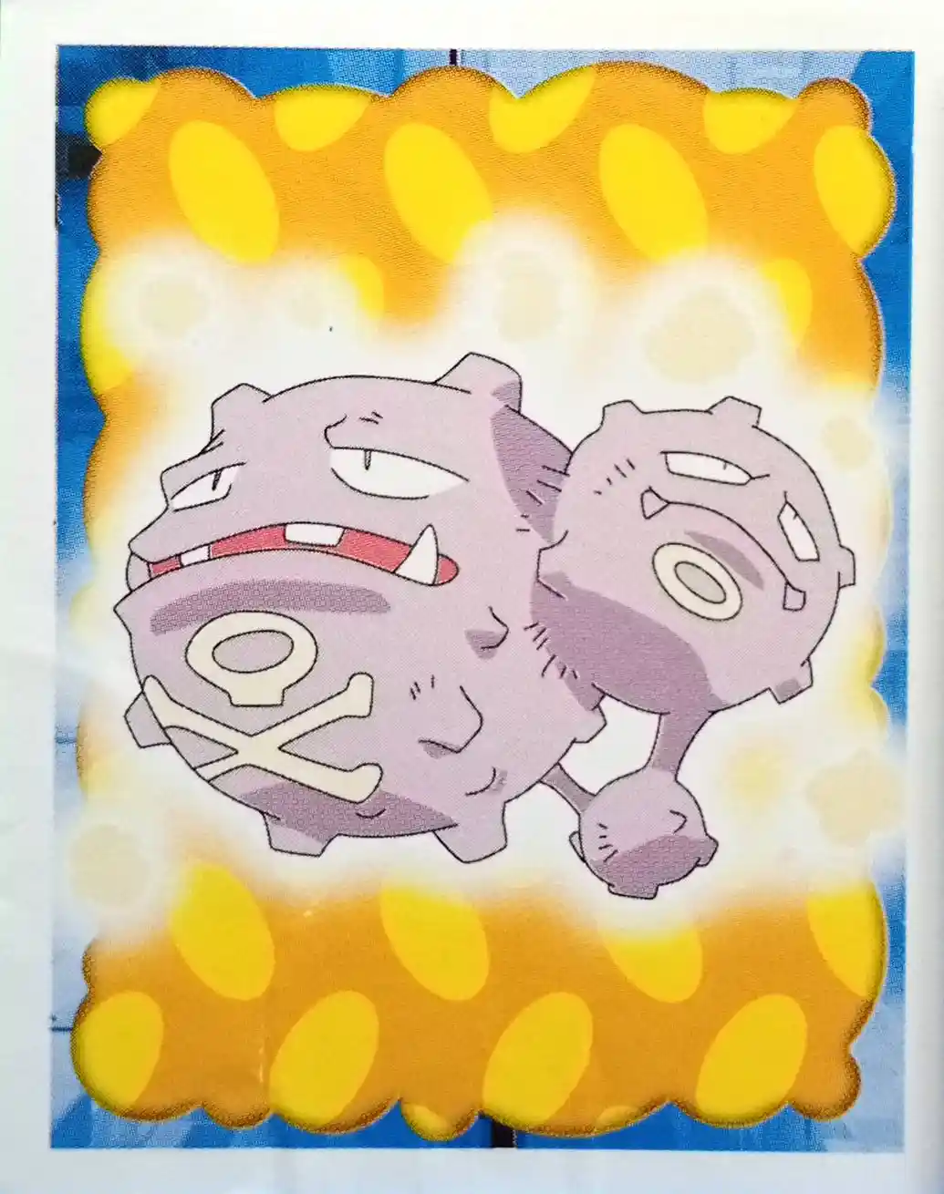 Weezing - 110 - Merlin Sticker Series 1