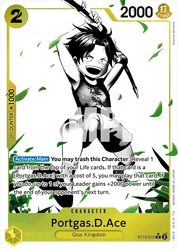 Portgas.D.Ace - ST13-010 - Alternate Art Portgas.D.Ace - ST13-010 - Alternate Art