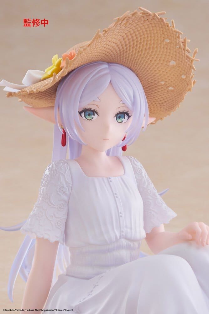 Frieren: Beyond Journey's End PVC Statue Desktop Cute Figure Frieren Summer Dress Ver. 13 cm