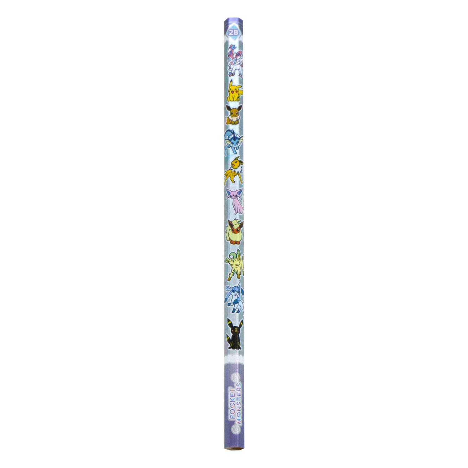 Pokemon Center Original Metallic Eeveelutions Kakikata Pencil 2B Pastel Flakes 12 Pack
