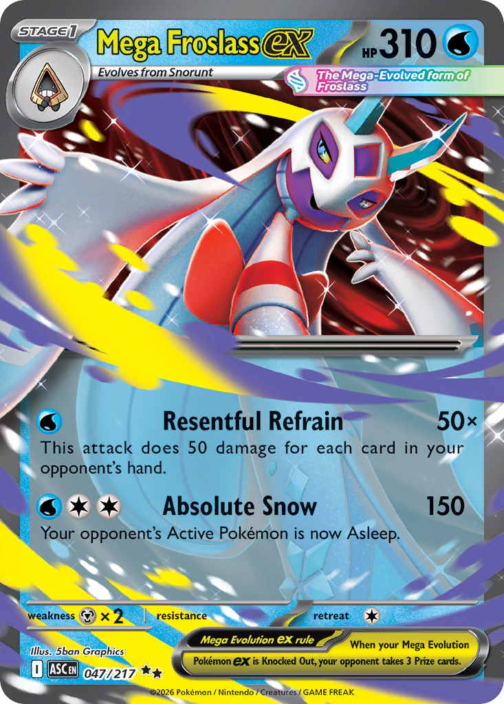 Mega Froslass ex - 047/217 - EN Mega Froslass ex - 047/217 - EN