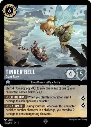 Tinker Bell - Giant Fairy - 193/204 - EN Tinker Bell - Giant Fairy - 193/204 - EN