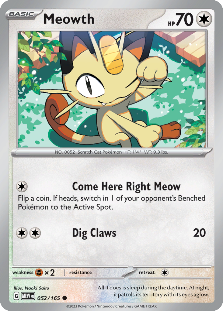 Meowth - 052/207 - EN