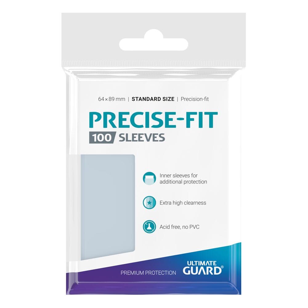 Ultimate Guard - Precise-Fit Sleeves Standard Size Transparent (100)