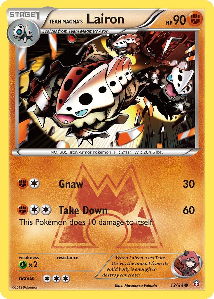 Team Magma’s Lairon - 13/34 - EN Team Magma’s Lairon - 13/34 - EN