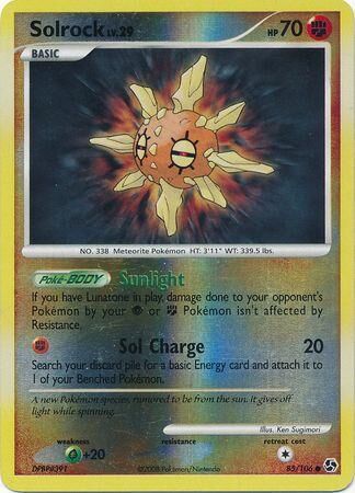 Solrock - 85/106 - Reverse Holo - EN