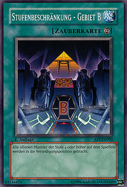 Stufenbeschränkung - Gebiet B - Yu-Gi-Oh!