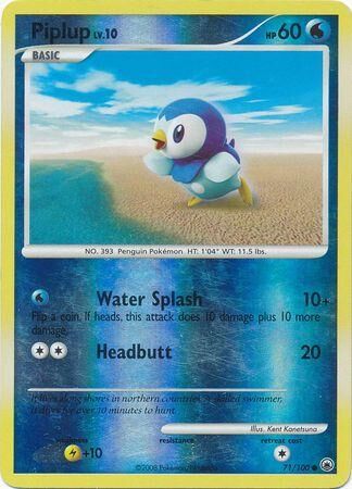 Piplup - 71/100 - Reverse Holo - EN