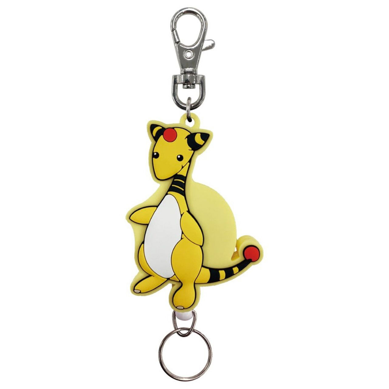 Rubber Reel Key Holder Ampharos
