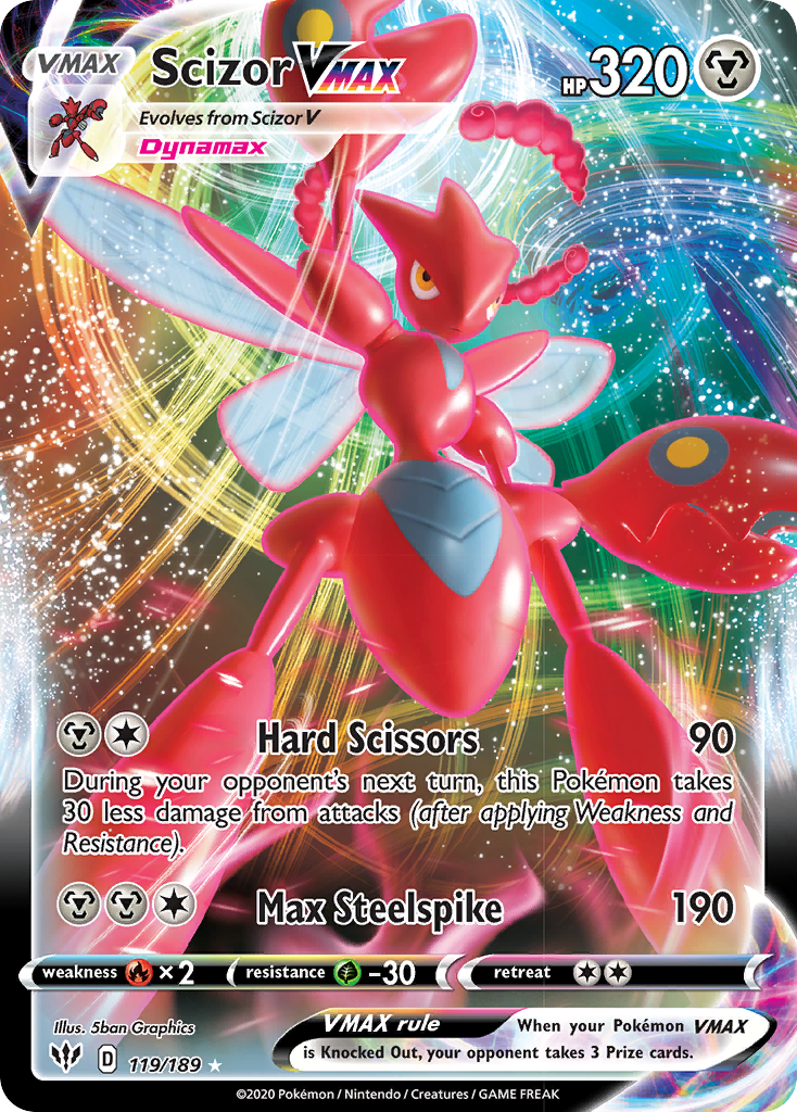 Scizor VMAX - 119/189 - EN