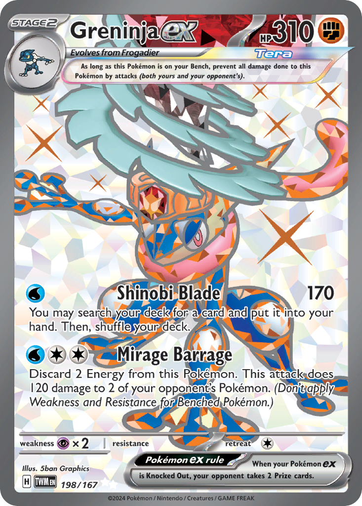 Greninja ex - 198/167 - EN Greninja ex - 198/167 - EN