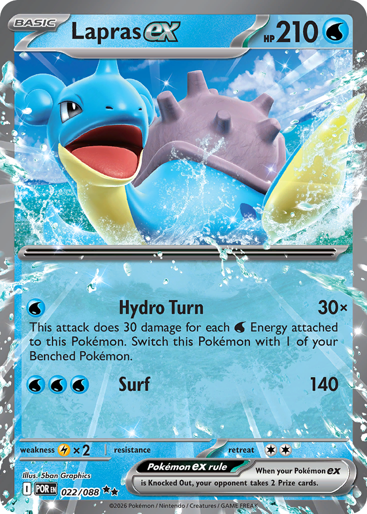 Lapras ex - 022/088 - EN Lapras ex - 022/088 - EN