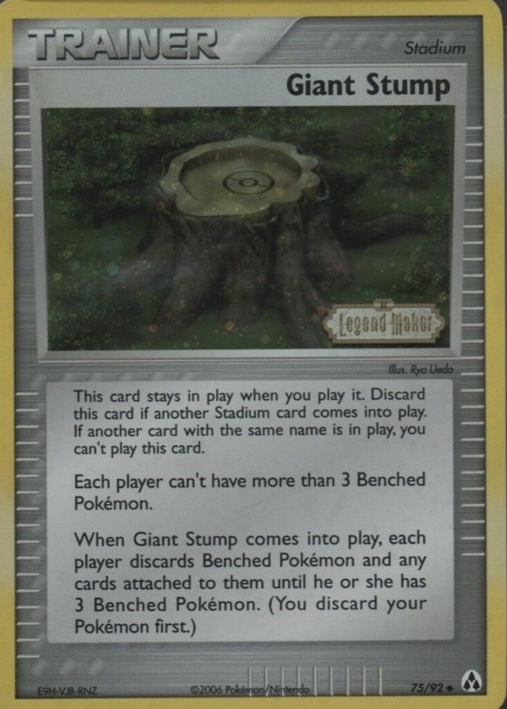 Giant Stump - 75/92 - Reverse Holo - EN Giant Stump - 75/92 - Reverse Holo - EN