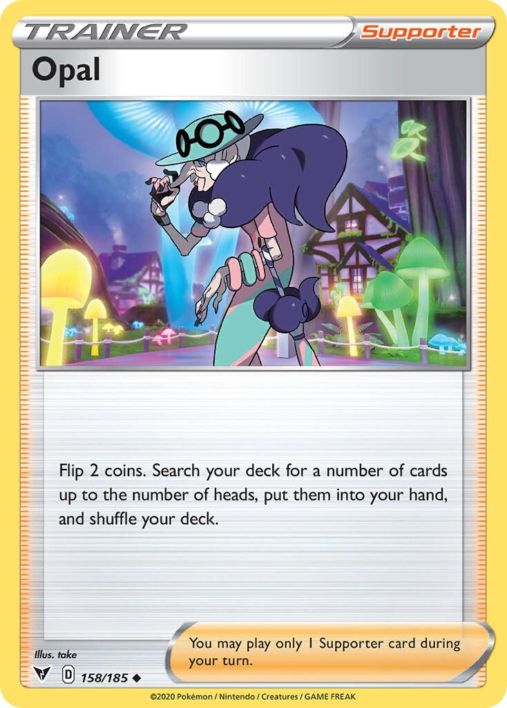 Opal - 158/185 - Pokémon TCG - Near Mint - EN