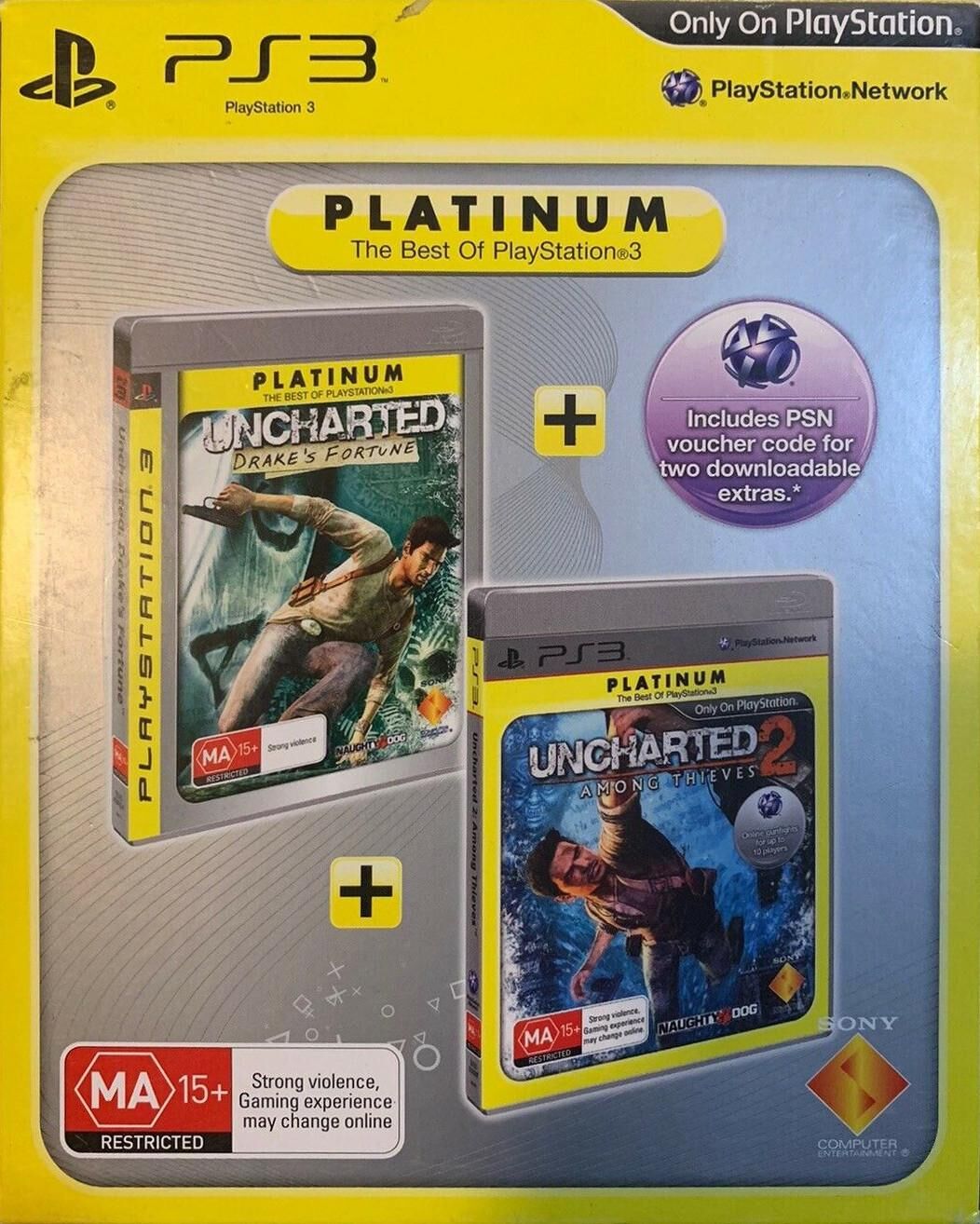 Uncharted 1 & 2 Double Pack - OVP - PS3 - EN