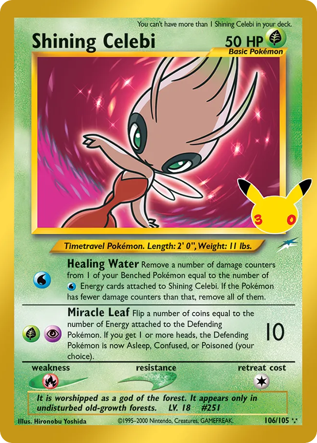 Shining Celebi - 106/105 - EN Shining Celebi - 106/105 - EN