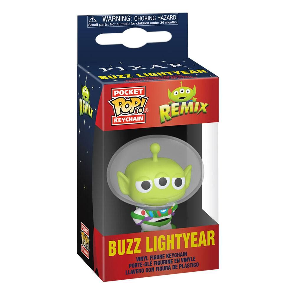 Toy Story Pocket POP! Vinyl Schlüsselanhänger Alien as Buzz 4 cm