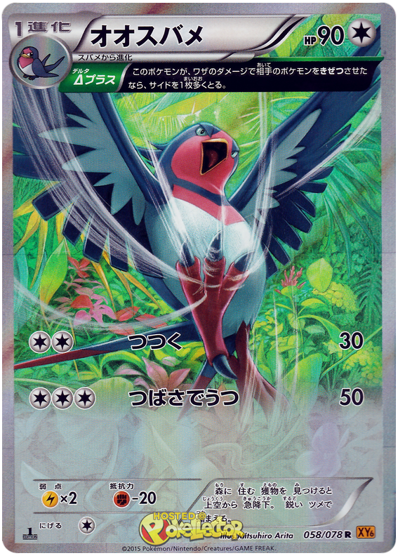 Swellow - XY6 058/078 - JP