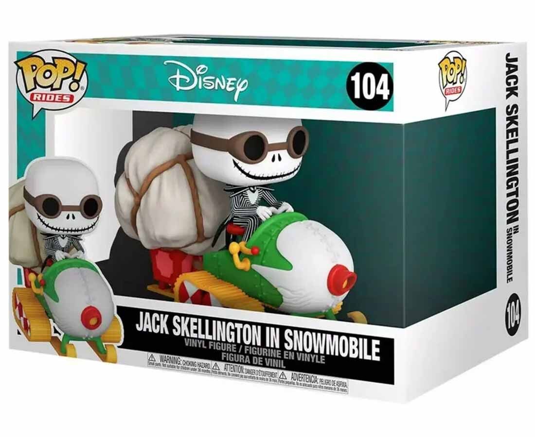 Nightmare Before Christmas Jack with Goggles & Snowmobile Funko POP 104