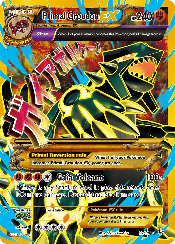 Primal Groudon-EX - 97/98 - EN Primal Groudon-EX - 97/98 - EN