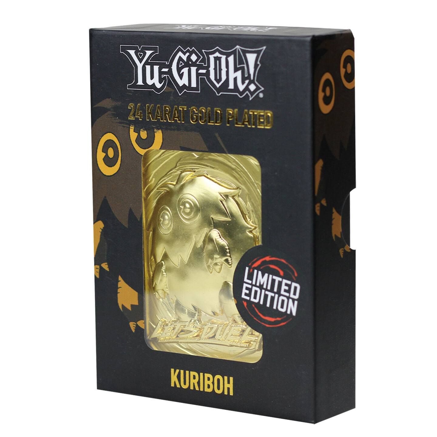Yu-Gi-Oh! Kuriboh 24k Gold Plated Limited Edition Card
