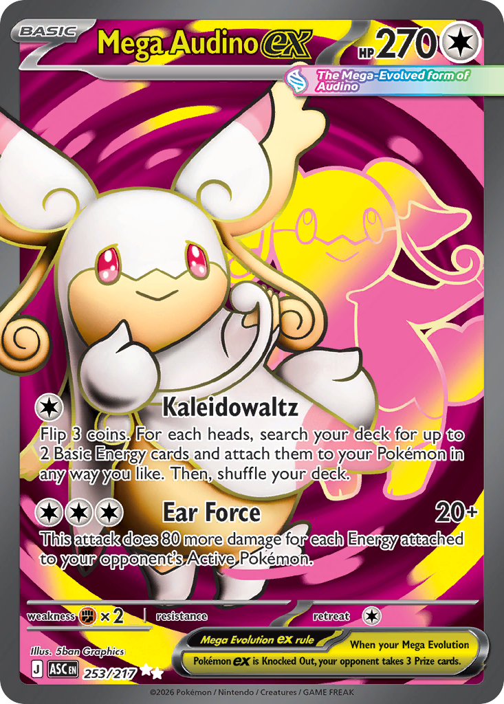 Mega Audino ex - 253/217 - EN Mega Audino ex - 253/217 - EN