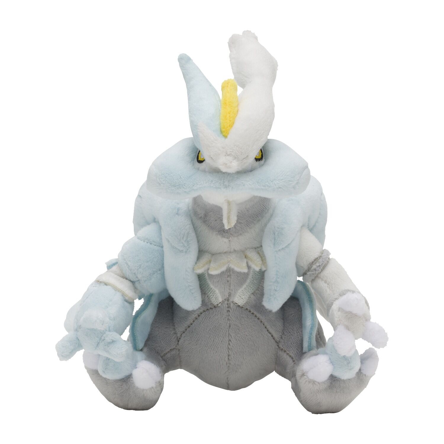 White Kyurem Sitting Cuties Plush - 23 cm