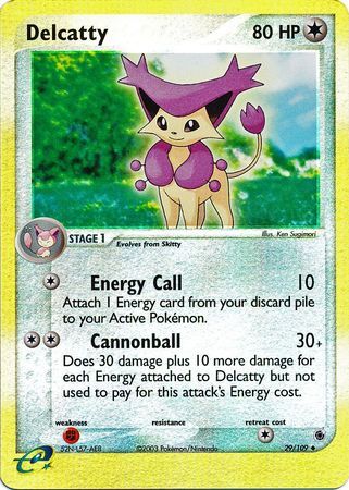 Delcatty - 29/109 - Reverse Holo - EN
