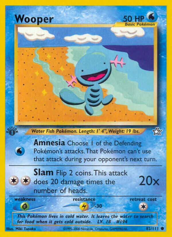 Wooper - 82/111 - 1st Edition - EN