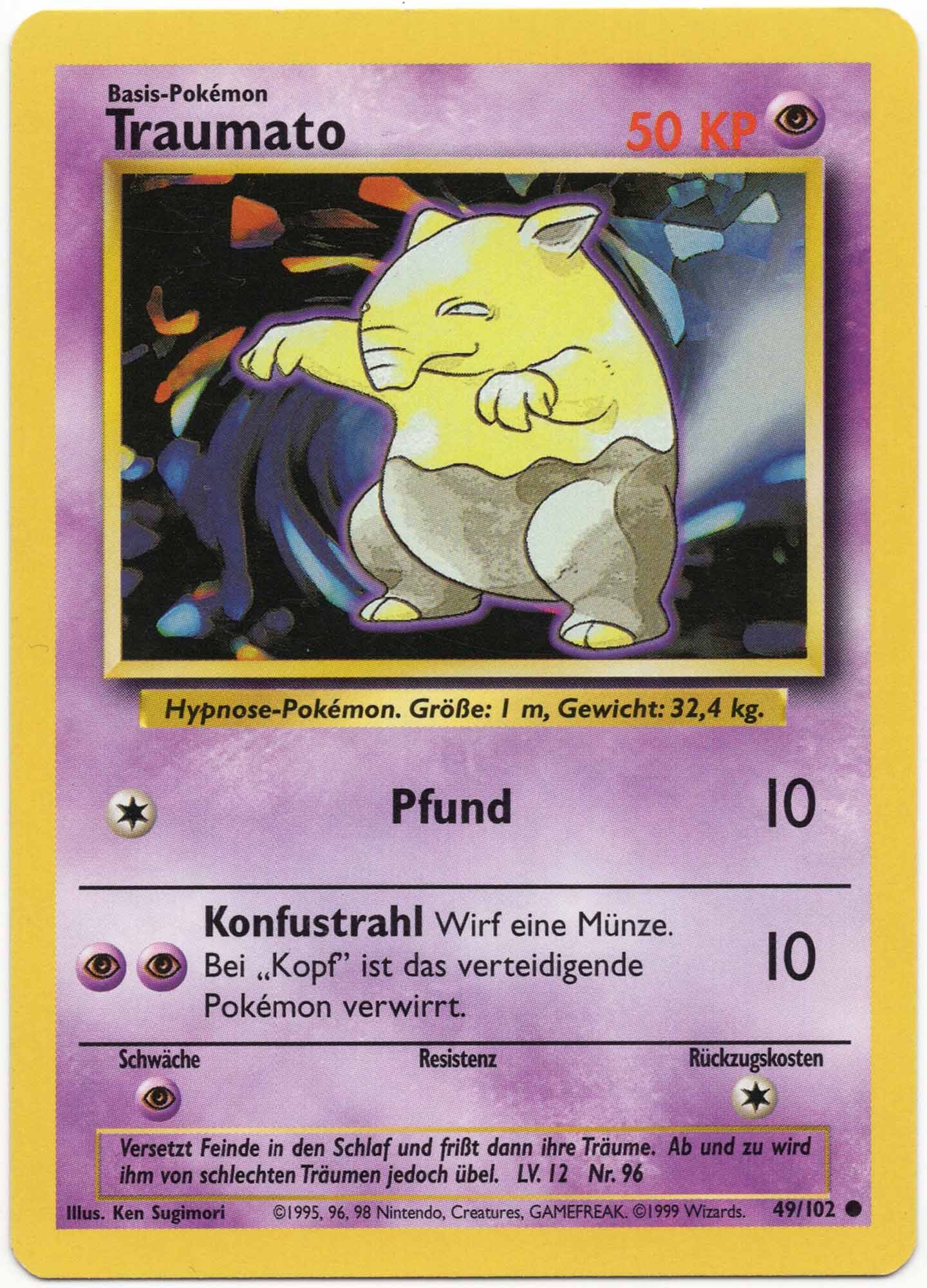 Traumato - 49/102 - Pokémon TCG - Lightly Played