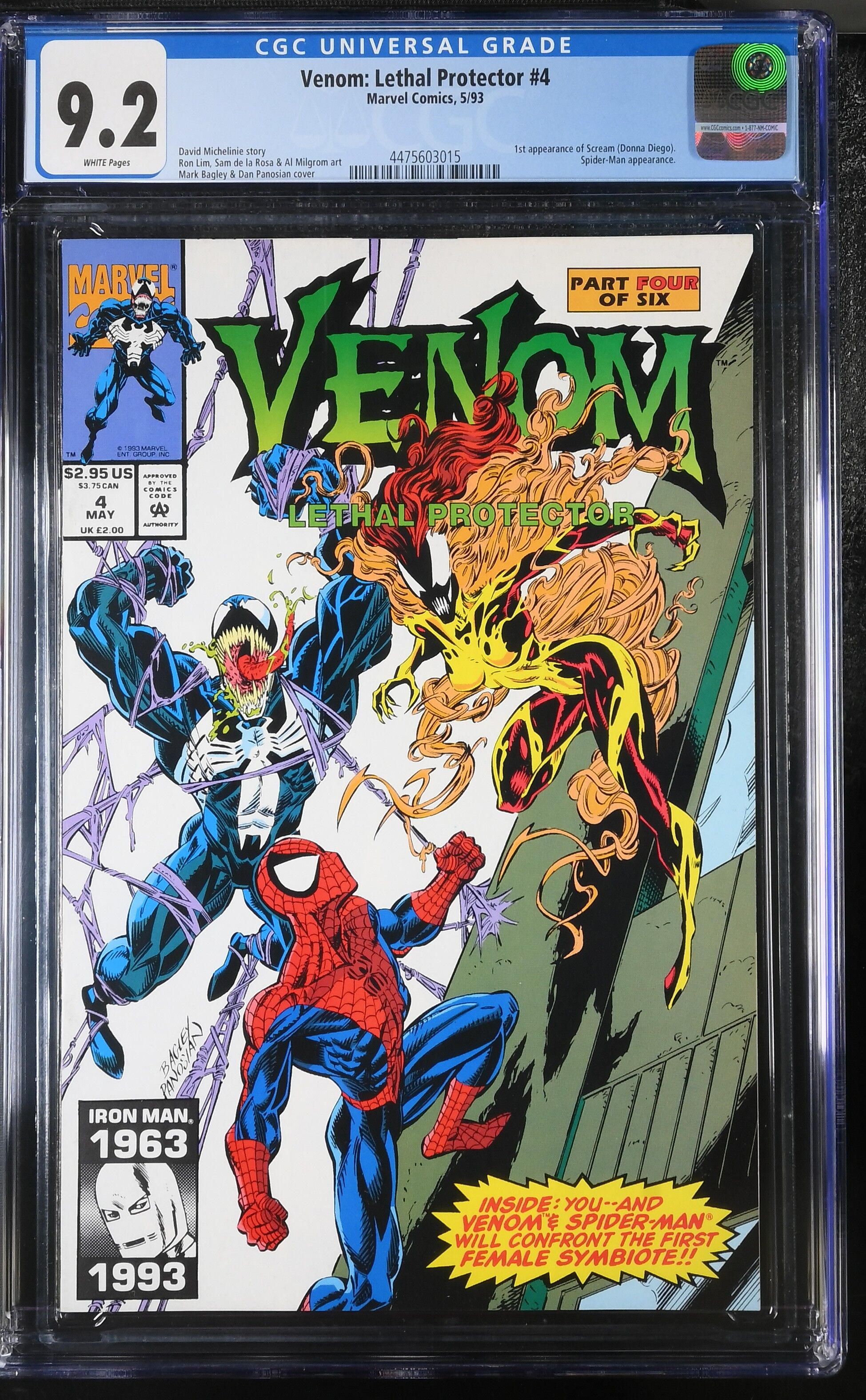 Venom Lethal Protector #4 CGC 9.2 Venom Lethal Protector #4 CGC 9.2