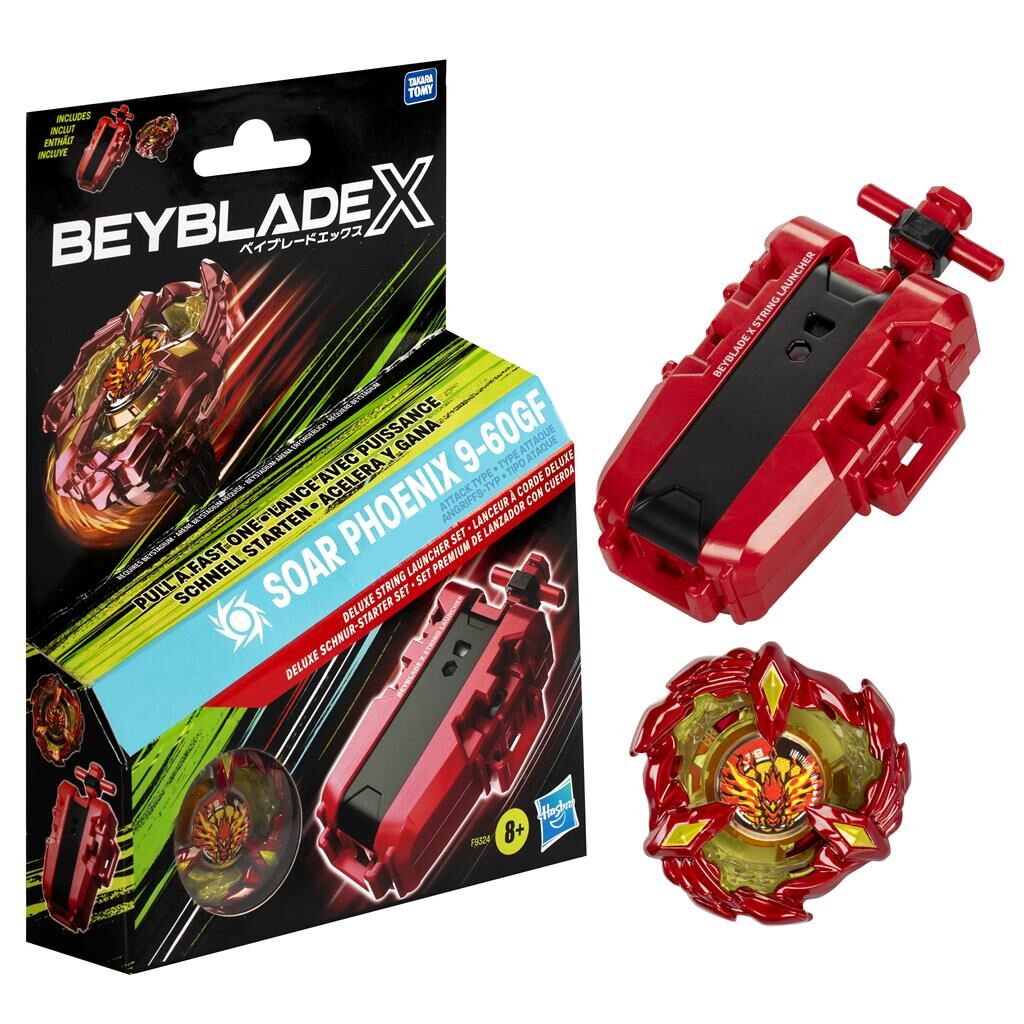 Beyblade X Soar Phoenix 9-60 GF Deluxe Launcher Set