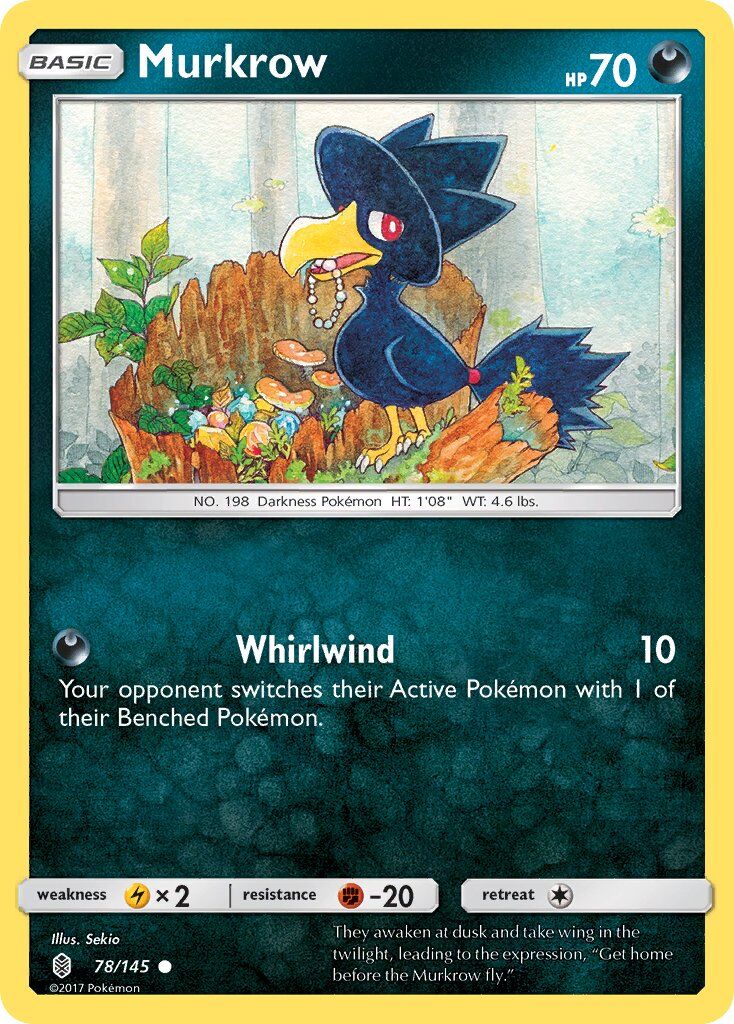 Murkrow - 78/145 - Pokémon TCG - Lightly Played - EN