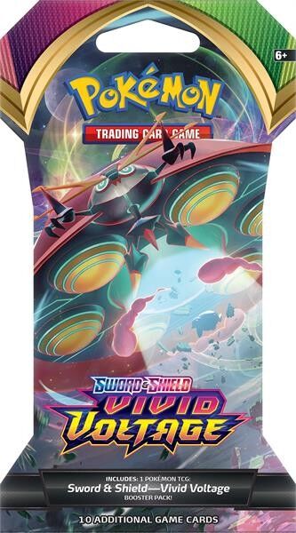 Pokémon Sword & Shield Vivid Voltage Sleeved Booster - 1 Random - EN