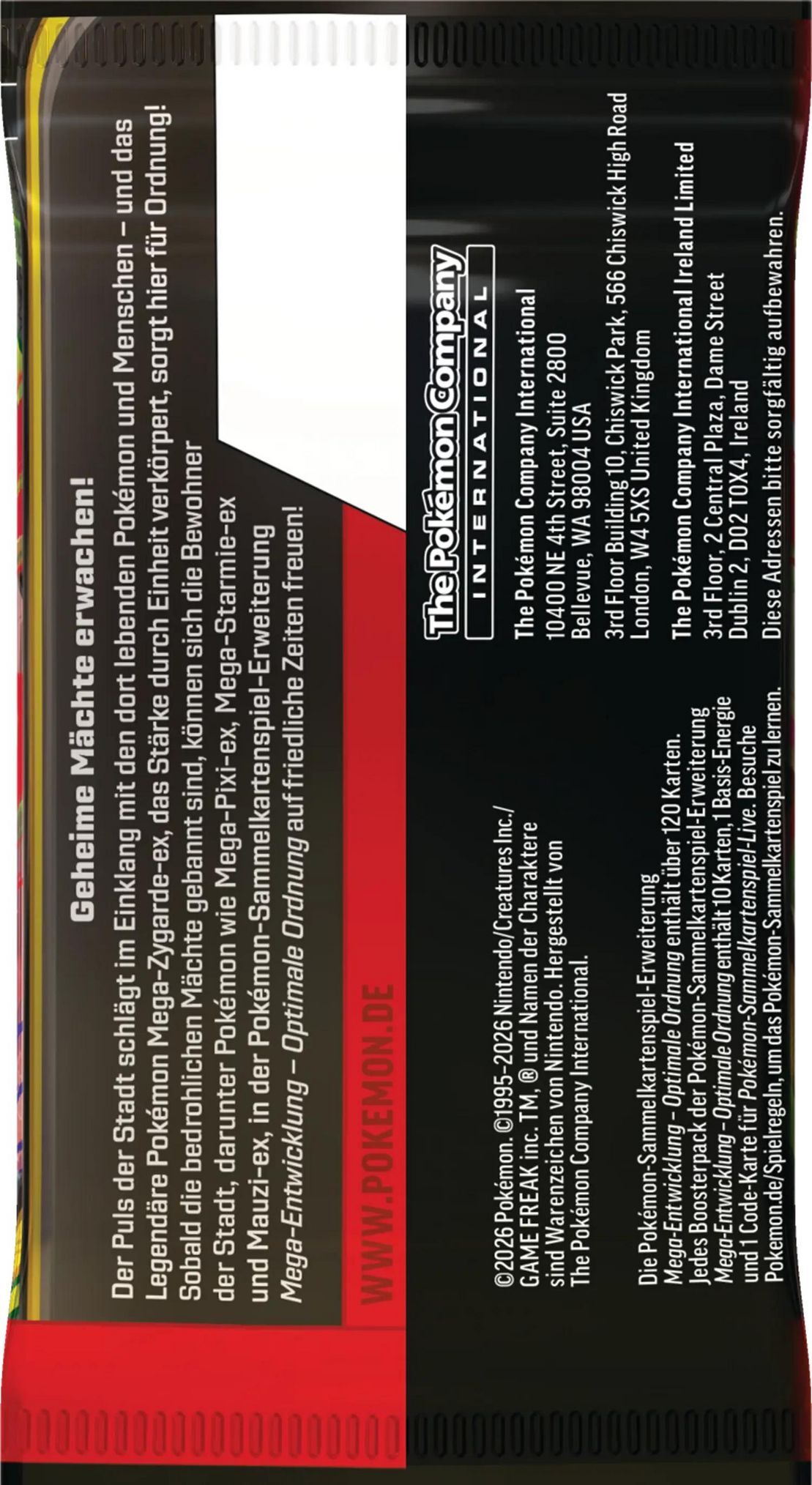 Pokémon TCG: Mega-Entwicklung (ME03) - Optimale Ordnung Booster Display (36) - DE