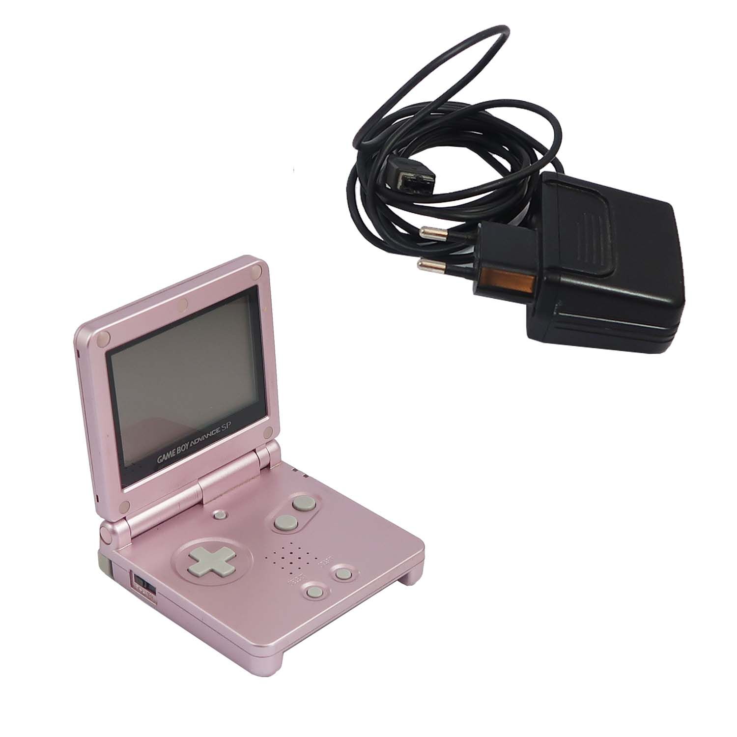 game-boy-advance-pink-4 Game Boy Advance SP Pink mit Ladekabel