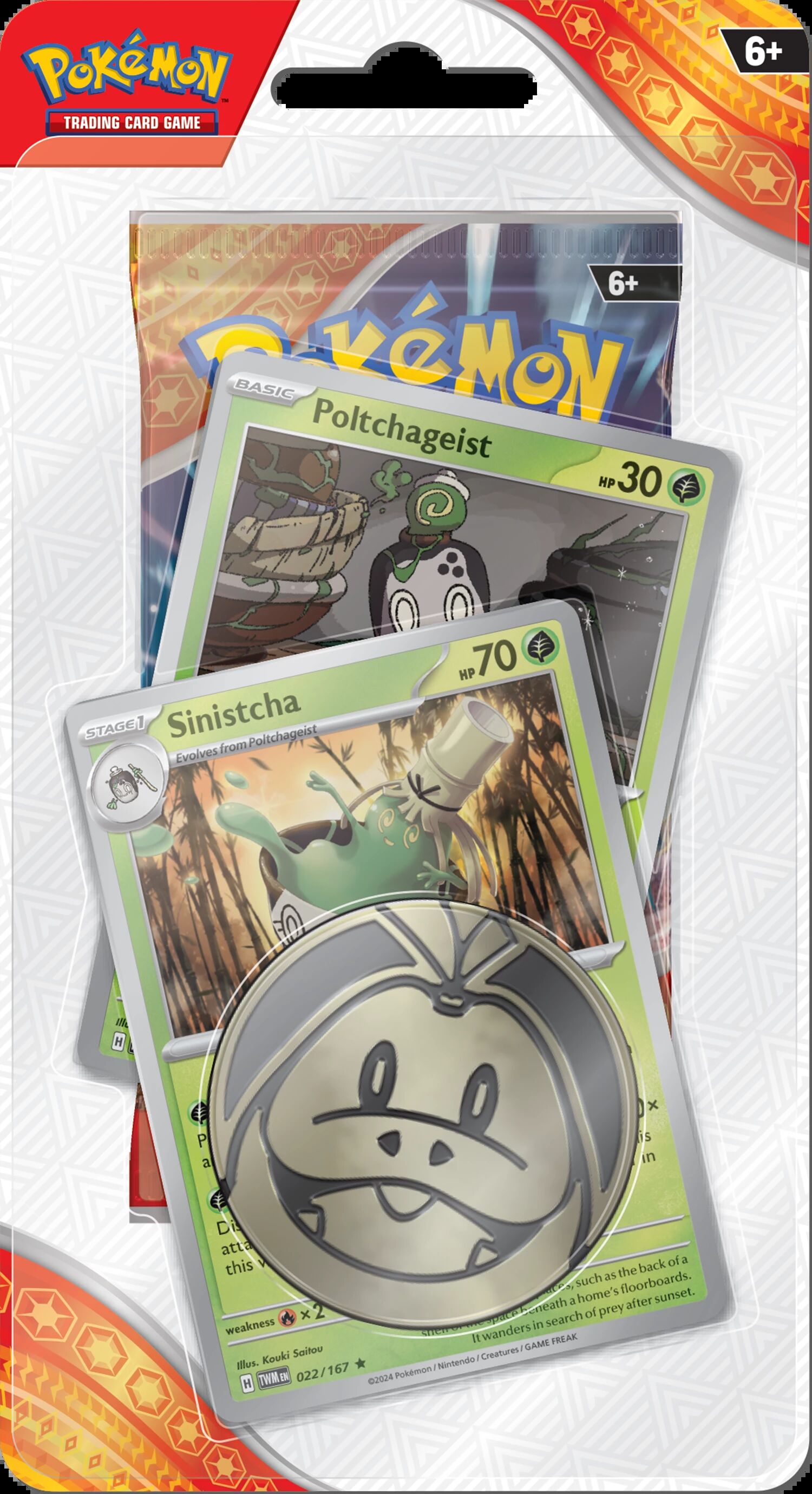 Pokémon TCG: Scarlet & Violet - Surging Sparks (SV08) Sinistcha Checklane Blister - EN Pokémon TCG: Scarlet & Violet - Surging Sparks (SV08) Sinistcha Checklane Blister - EN