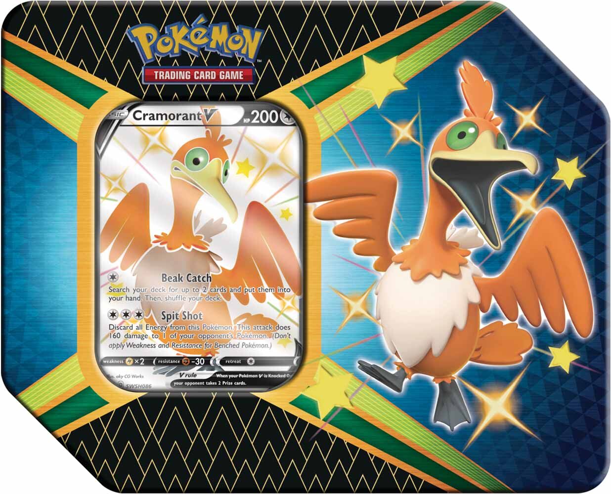 pok-mon-shining-fates-cramorant-v-tin-box-1 Pokémon Shining Fates Cramorant-V Tin Box - EN