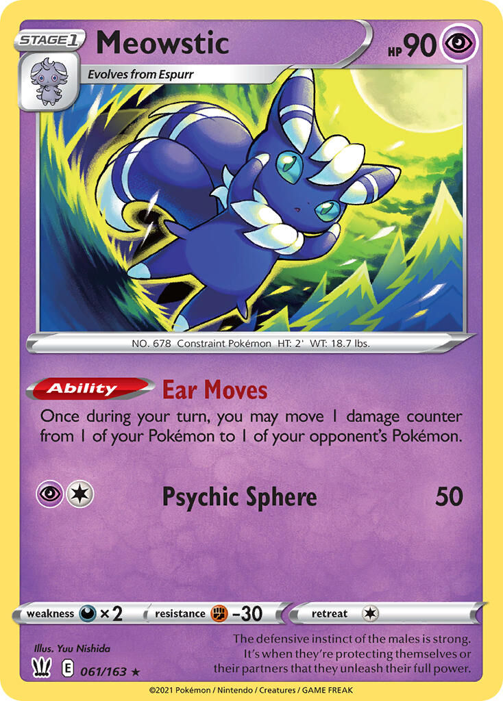 Meowstic - 061/163 - EN Meowstic - 061/163 - EN