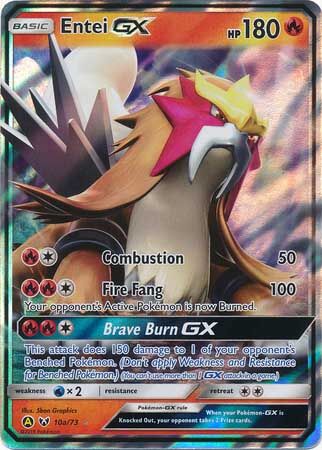 Entei GX 10a/73 - Pokémon TCG