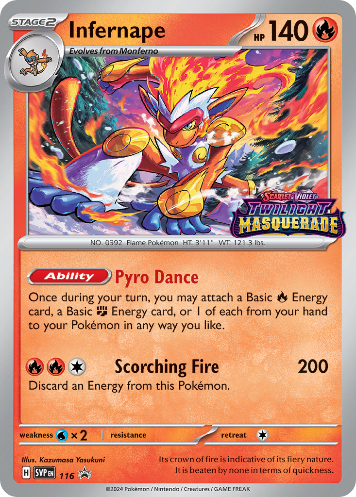 Infernape - SVP116 - EN