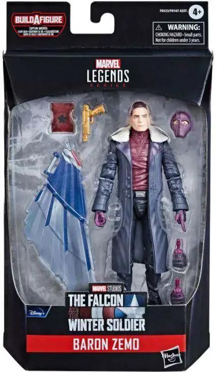 The Falcon and the Winter Soldier Marvel Legends Captain America Flight Gear Series Baron Zemo Action Figure [Disney Plus]