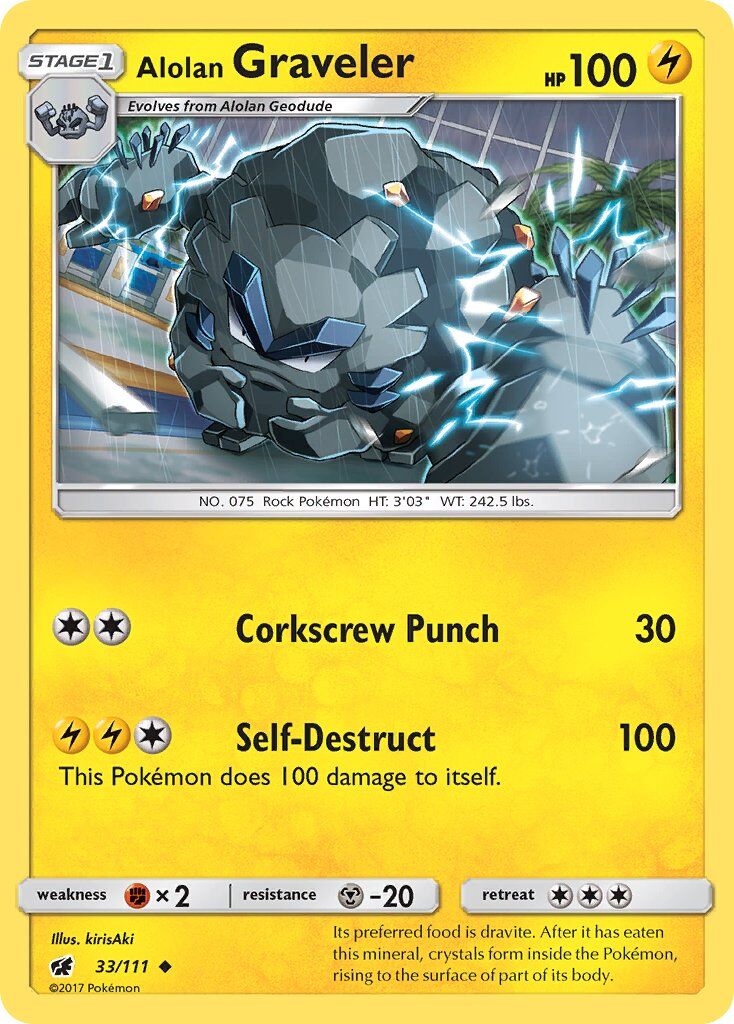 Alolan Graveler - 33/111 - EN