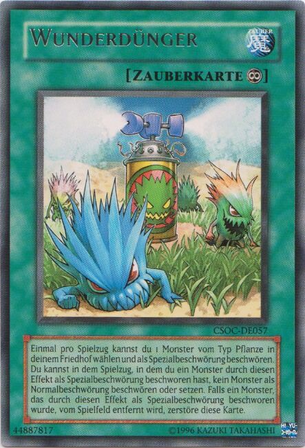 Wunderdünger - Yu-Gi-Oh! Wunderdünger - Yu-Gi-Oh!